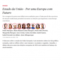 Público: Estado da União – Por uma Europa com Futuro